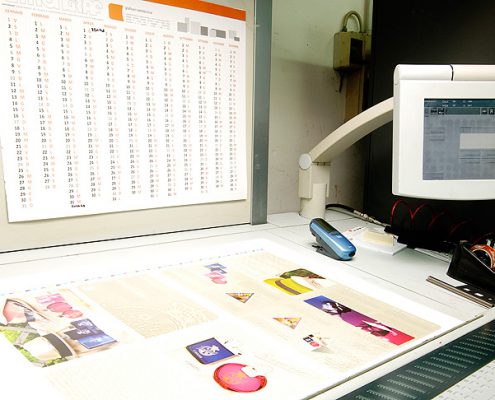 Fase di progettazione stampa offset con UV