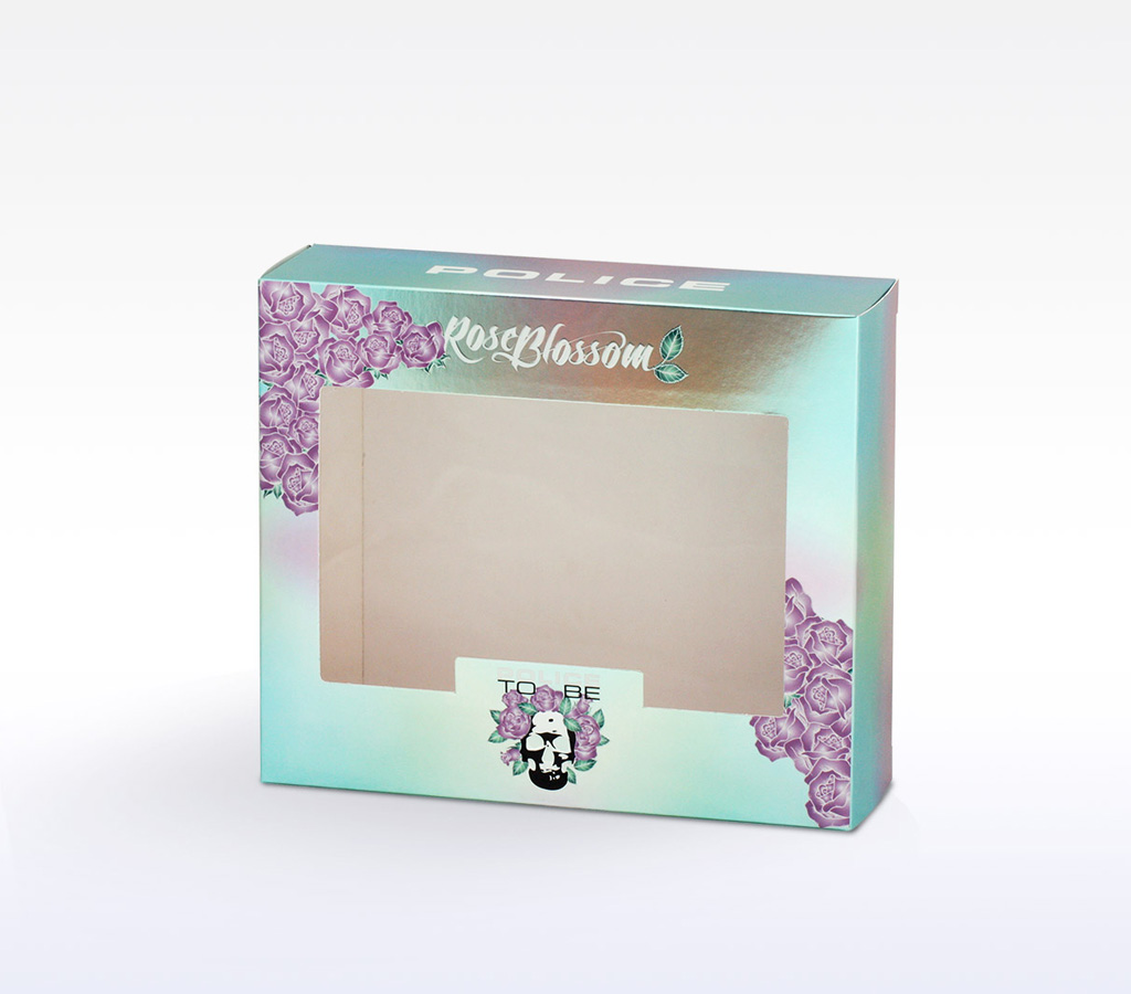 scatola regalo prodotta da Cartongraf per set cosmesi