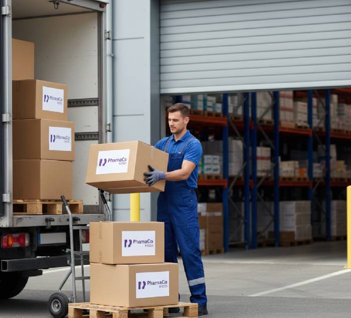 consegna scatole farmaci